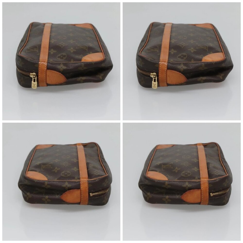LOUIS VUITTON Monogram Compiegne 28 Clutch Bag M51845 LV Auth 124471 - Picture 16 of 16